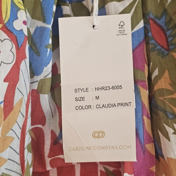 Caroline Constas Claudia Midi Flutter Sleeve Open Back Dress - Picture 10 of 12